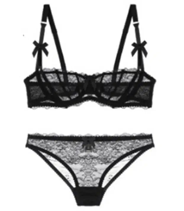 Molly Lingerie Set-Black-4