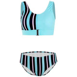 multicolor swimsuit split bikini-Skybluebar-5