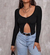 Short Sleeve Cropped Cardigan-Black-2