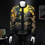 White duck down jacket-Yellow-1