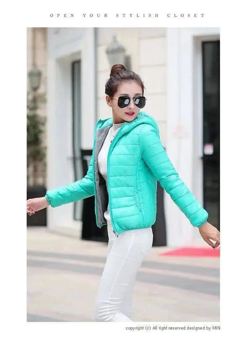 Winter coat with padded cotton hood-LIGHT BLUE-10