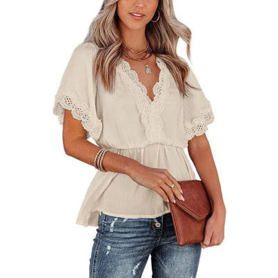 Women's Chiffon Shirt Loose Slimming Waist-tight Elegant-8