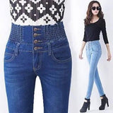 Women's high-rise jeans-1