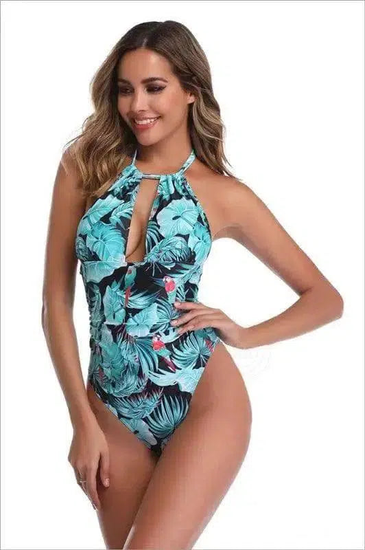 Women's printed one-piece swimsuit-2