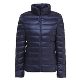 Lightweight Women's Quilted Jacket-Navyblue-17