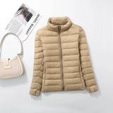 Lightweight Women's Quilted Jacket-Champagne-18