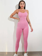 Chic Blue Unitard Jumpsuit for Women-RoseRed-13