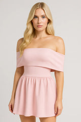 欧美风沙滩度假针织连衣裙